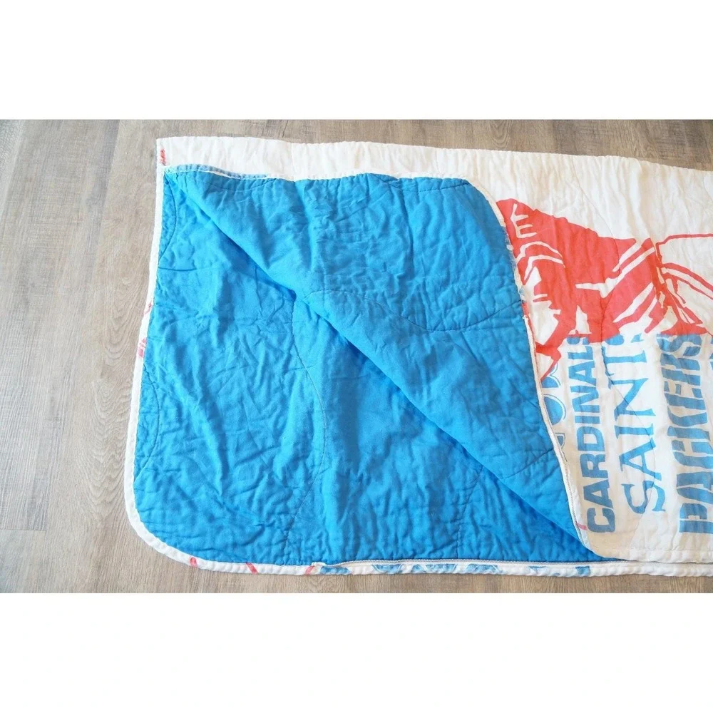 GC‎ Vintage 1970s 80s NFL Football Team Logos Names Sleeping Bag Eagles Rams